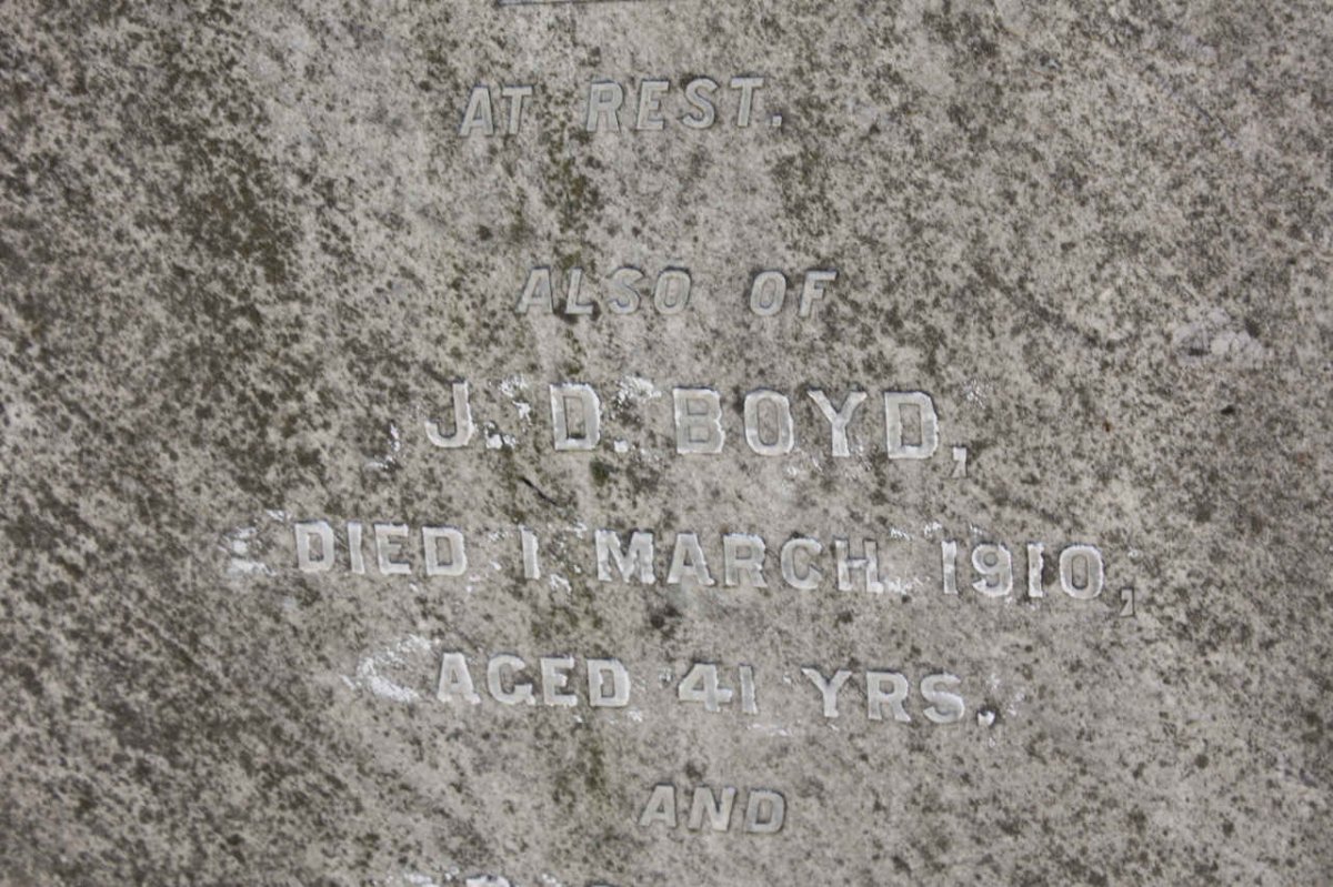 BOYD J.D. -1910 