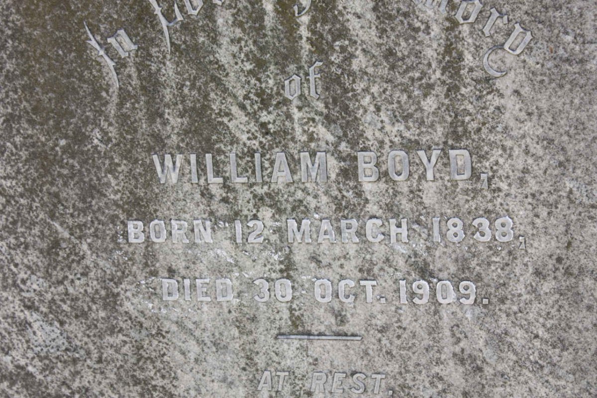 BOYD William 1838-1909 