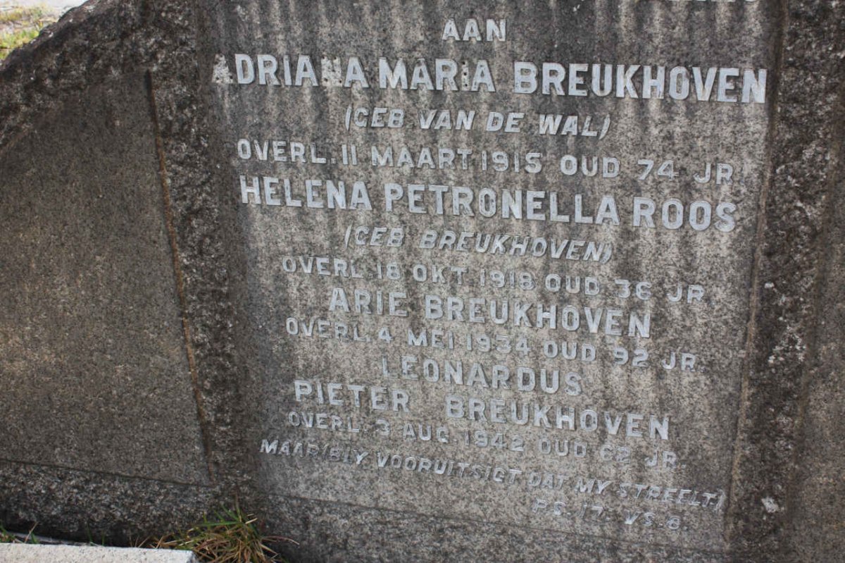 BREUKHOVEN Arie -1934