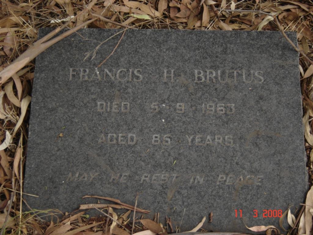 BRUTUS Francis -1963