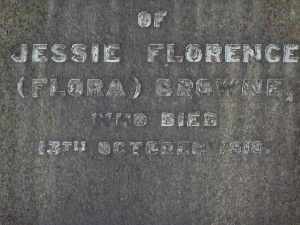 BROWNE Jessie Florence -1918