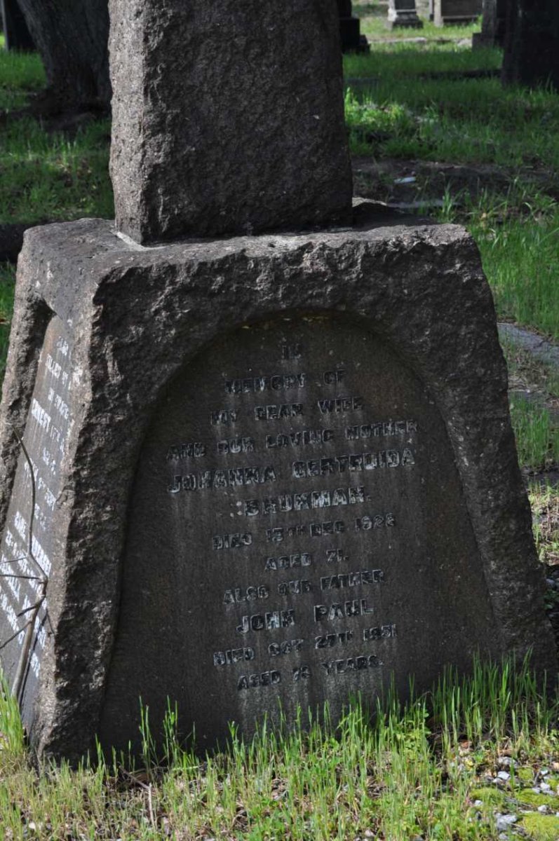BRUKMAN John Paul -1931 &amp; Johanna Gertruida -1928