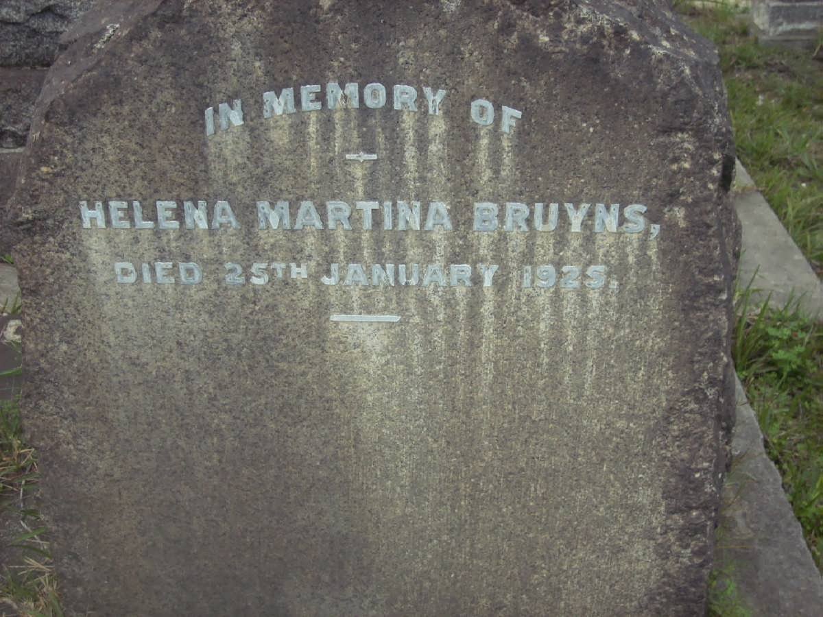 BRUYNS Helena Martina -1925