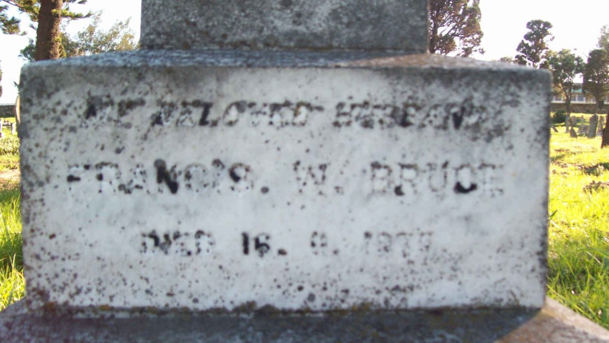 BRUCE Francis W. 187?
