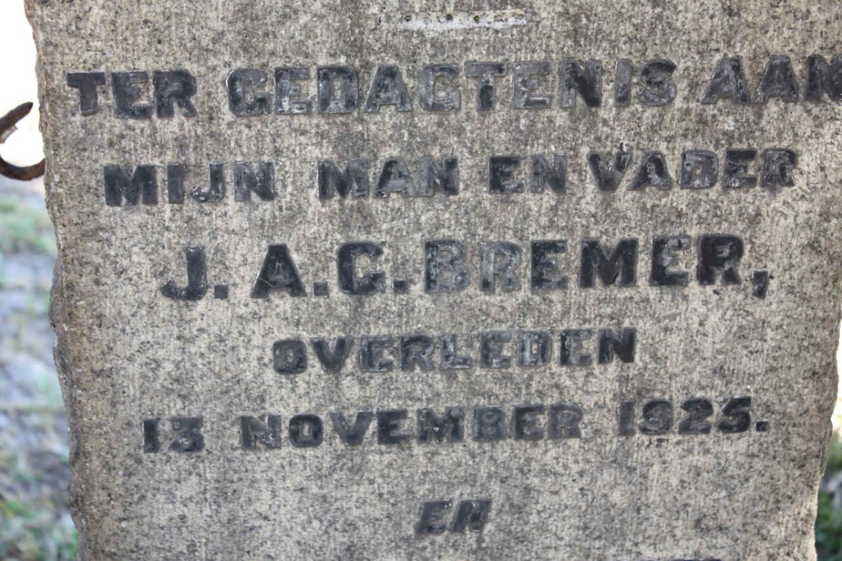 BREMER J.A.G. -1925