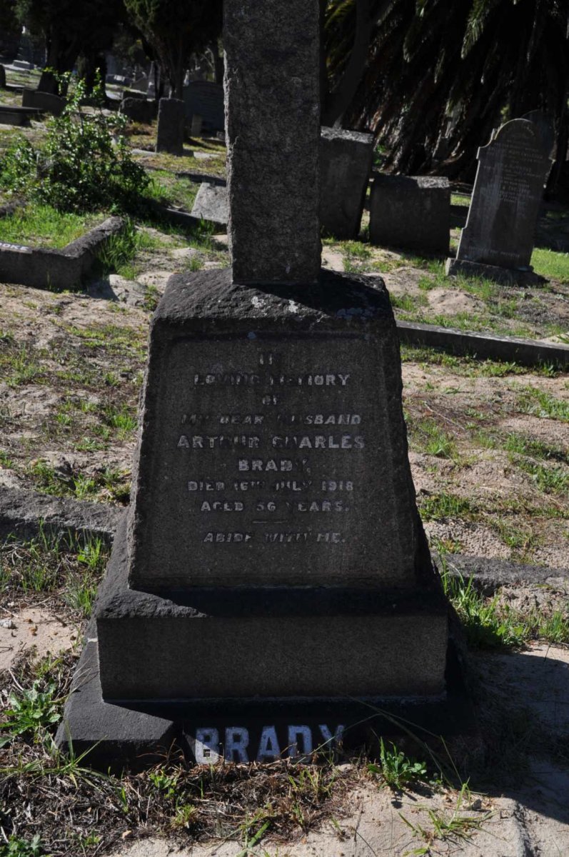 BRADY Arthur Charles -1918
