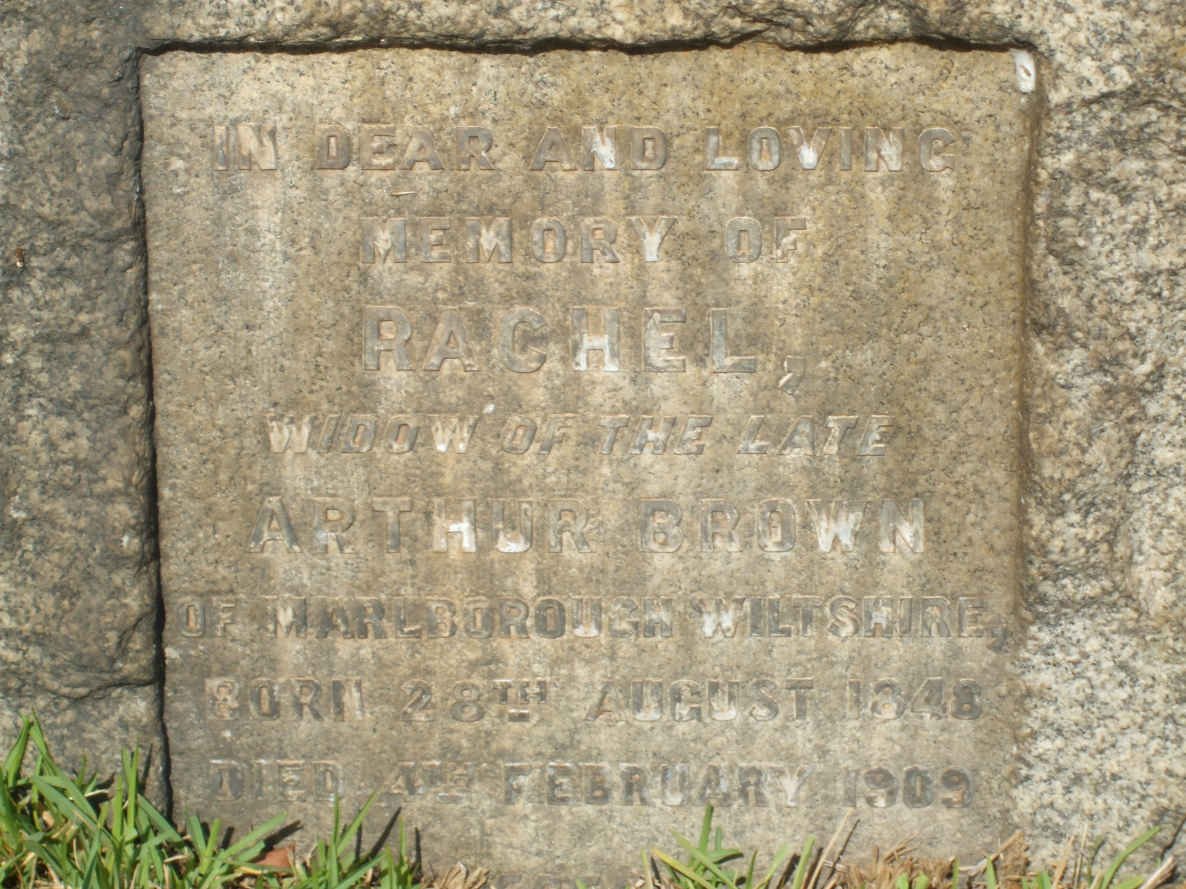 BROWN Rachel 1848-1909