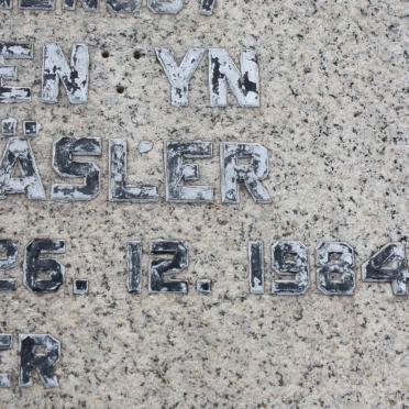 BRäSLER Sebastiaan Valentyn van Reenen 1909-1984 :: BERRY Helen Agnes Georgina nee BRäSLER 1932-1982