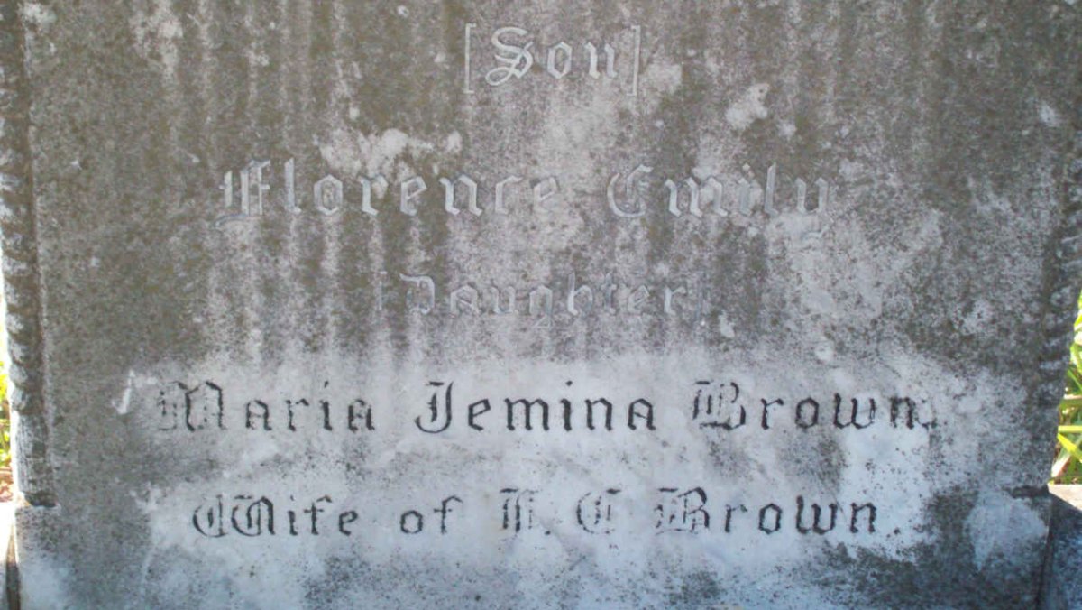 BROWN Florence Emily :: BROWN Maria Jemina