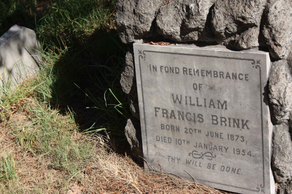 BRINK William Francis 1873-1954