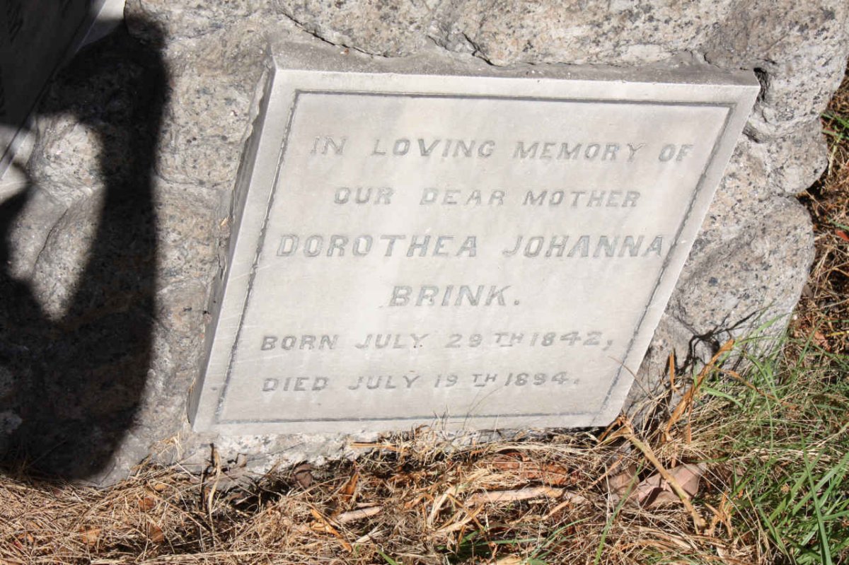 BRINK Dorothea Johanna 1842-1894