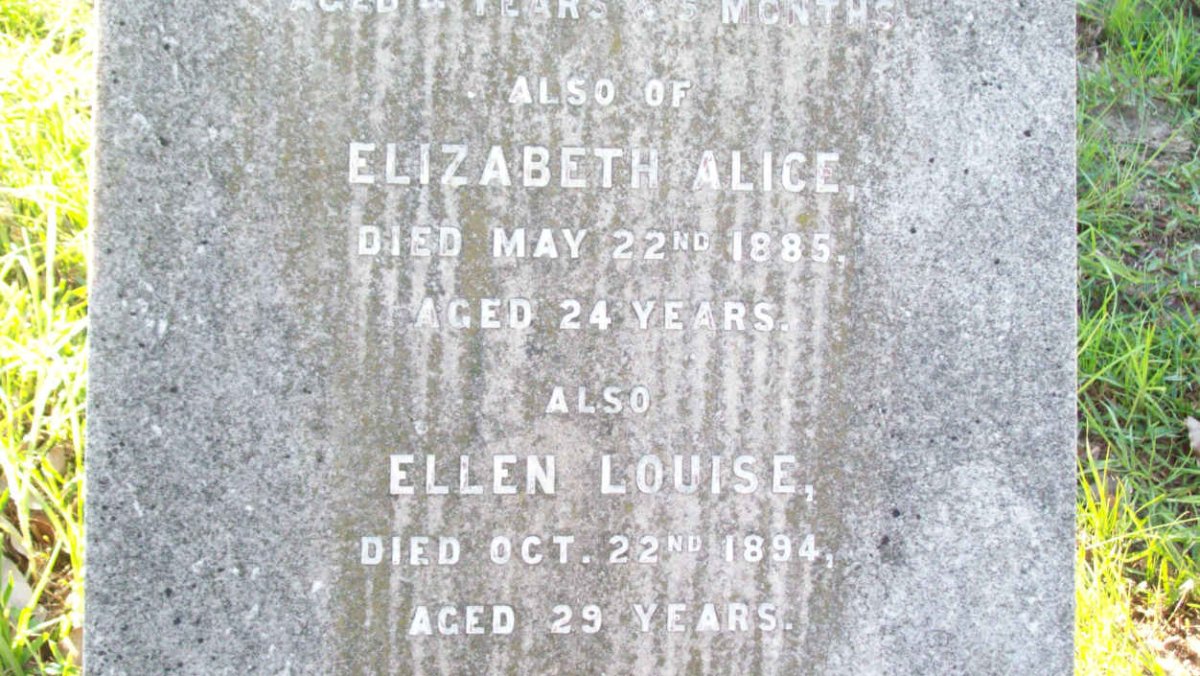 BREAKWELL Elizabeth Alice -1885 :: BREAKWELL Ellen Louise -1894