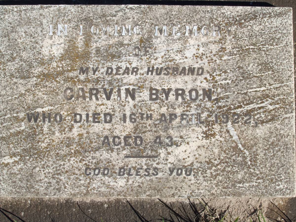 BYRON Carvin -1922