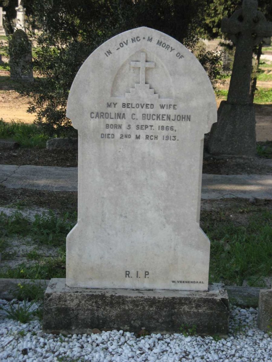 BUCKENJOHN Carolina C. 1866-1913