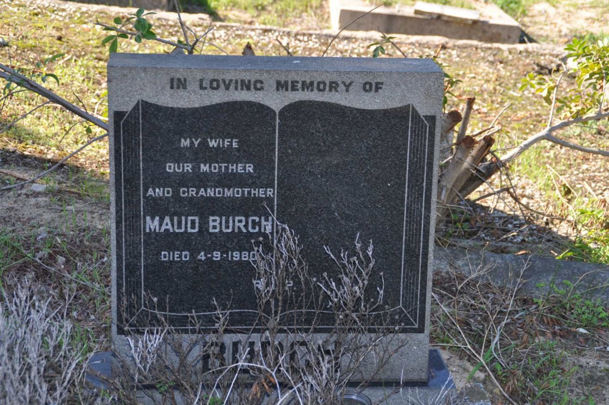 BURCH Maud -1980