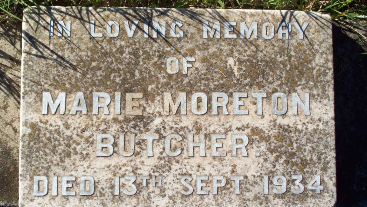 BUTCHER Marie Moreton  -1934