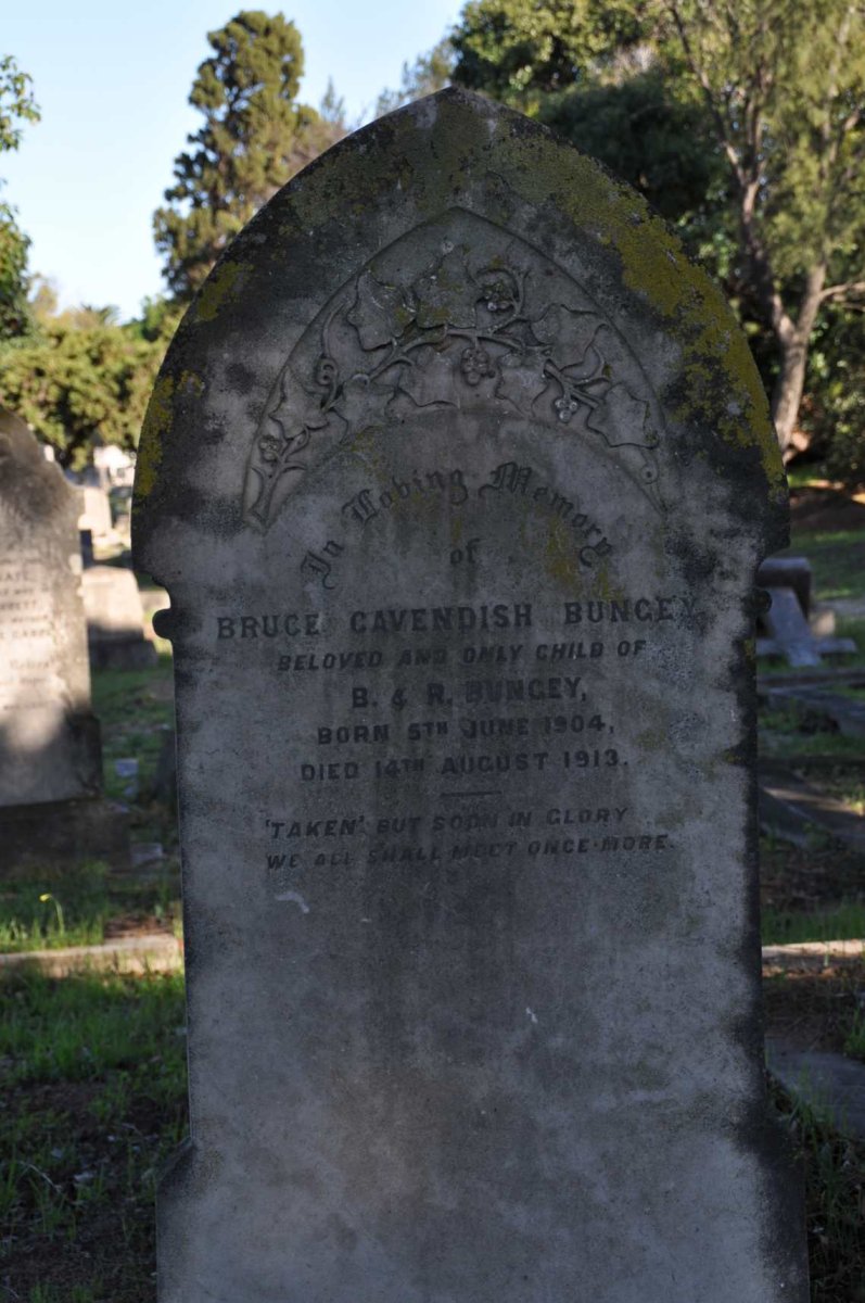 BUNGEY Bruce Cavendish 1904-1913 