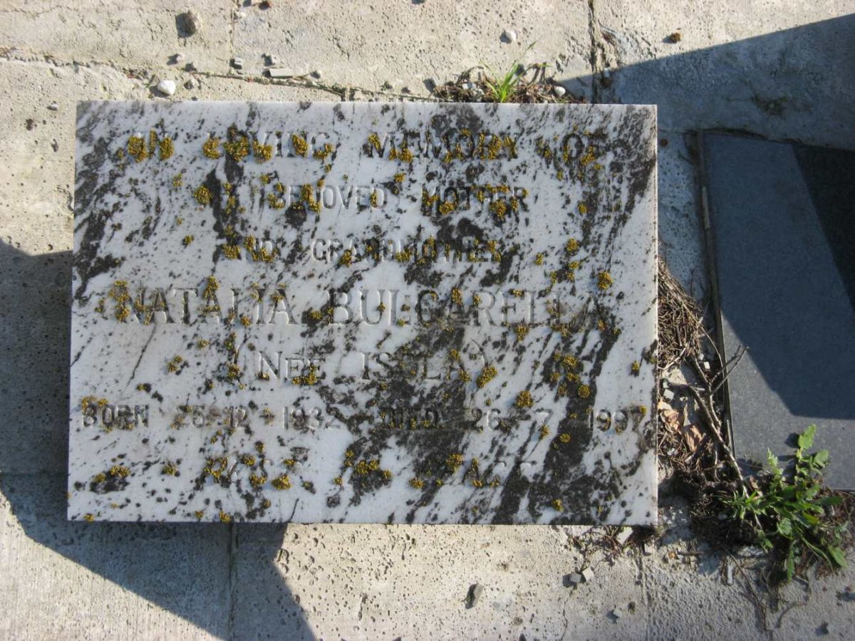 BULGARELLA Natalia nee ISOLA 1932-1997