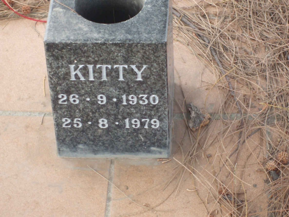 BURGER Kitty 1930-1979