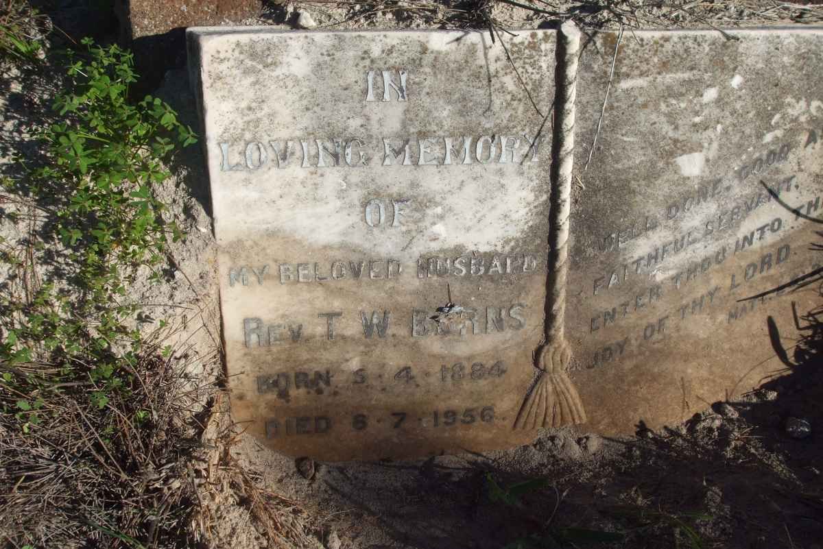 BURNS T.W. 1884-1956