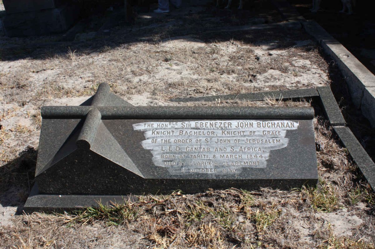 BUCHANAN Ebenezer John 1844-1930 &amp; Mary Hastie MUDIE 1854-1922