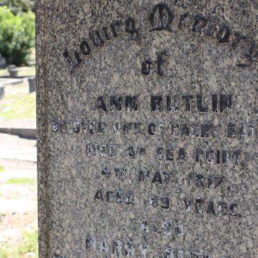 BUTLIN Harry -1924 &amp; Ann -1917