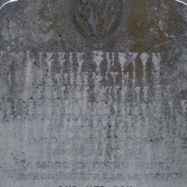 BURTON Lizzie nee SMITH 1867-1900