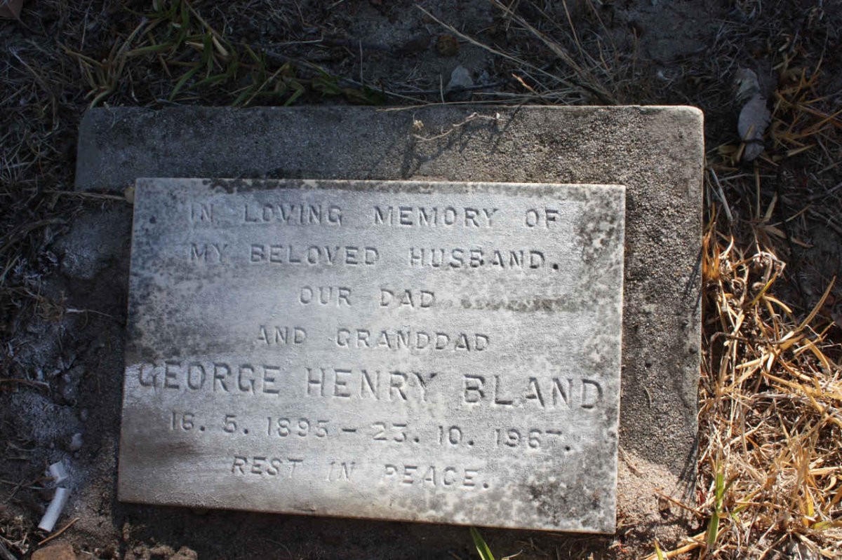 BLAND George Henry 1895-1967