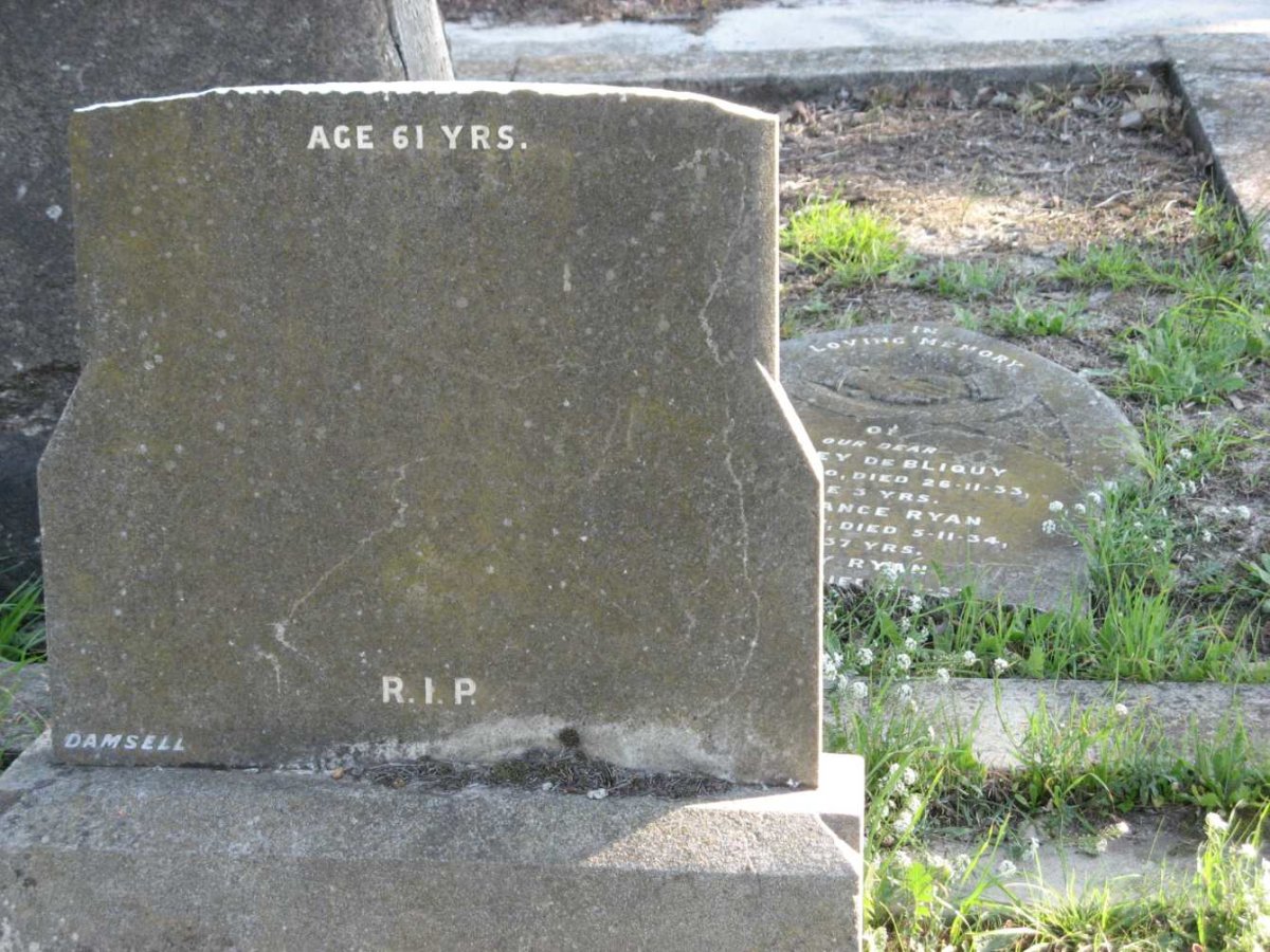 BLIQUY Ashley, de -1933 :: RYAN Henry 1876-1937 :: RYAN Constance 1897-1934