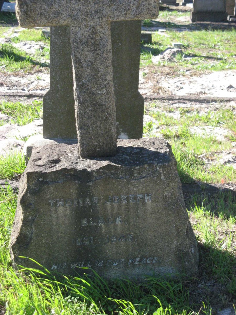 BLACK Thomas Joseph 1881-1942