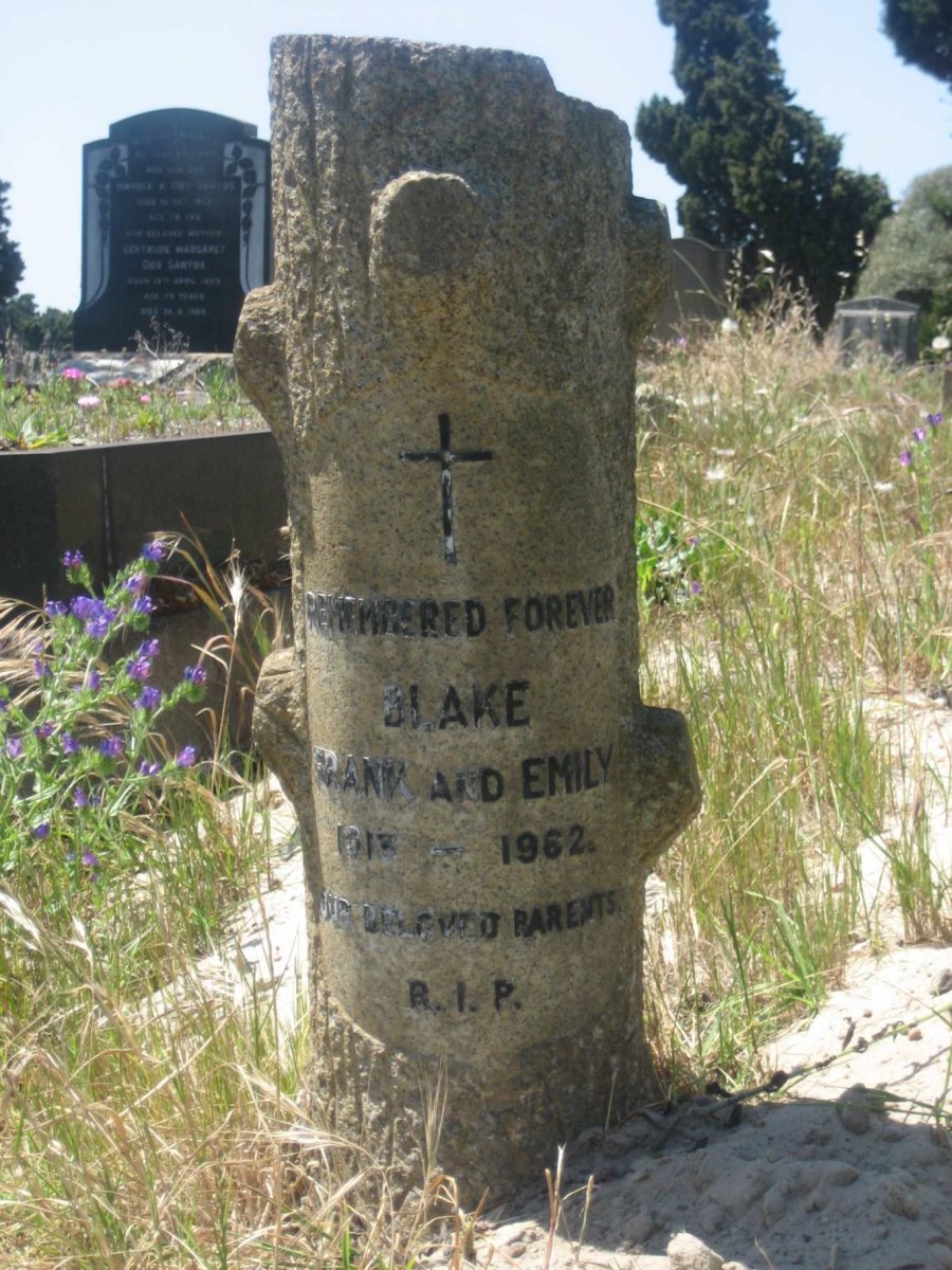 BLAKE Frank 1913-1962 &amp; Emily 1913-1962