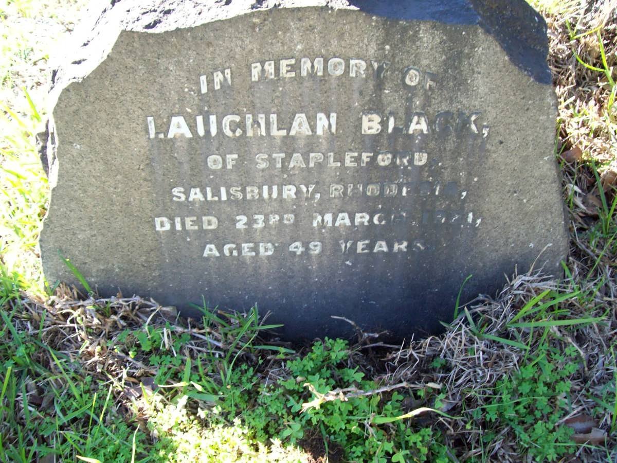 BLACK Laughlan -1921