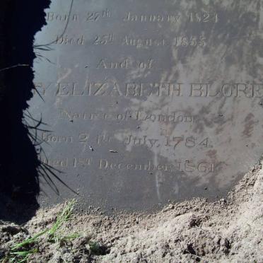 BLORE Mary Elizabeth 1784-1861