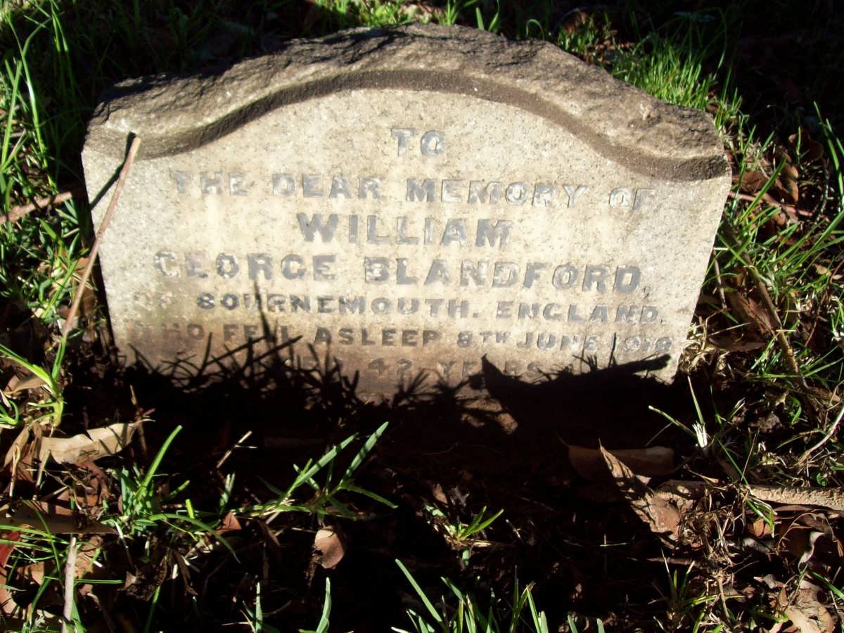 BLANDFORD William George -1918