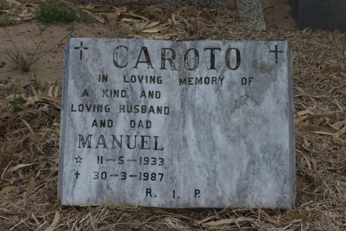 CAROTO Manuel 1933-1987