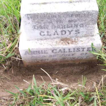 CALLISTER Gladys Annie -1907