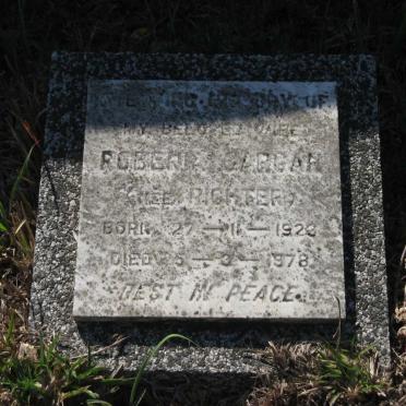 CARGAN Robenia nee RICHTER 1923-1978
