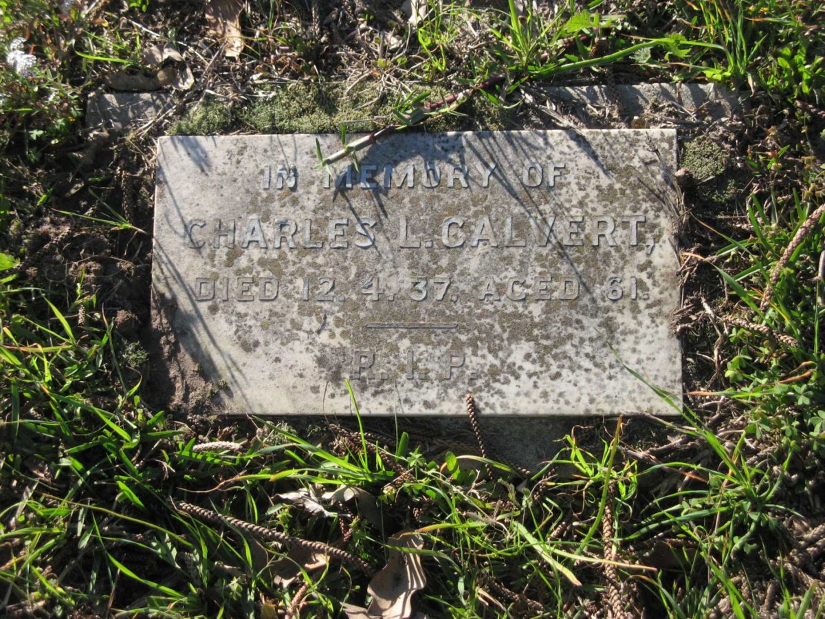 CALVERT Charles L. -1937