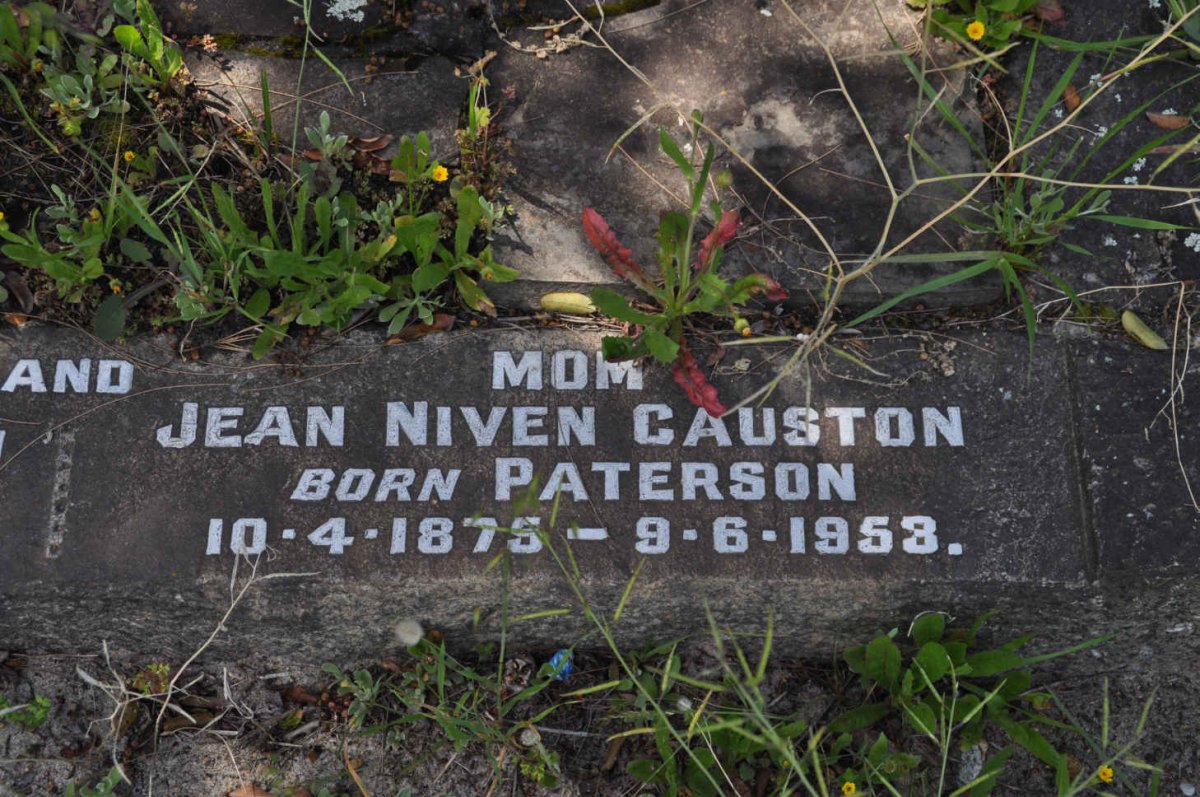 CAUSTON Jean Niven nee PATERSON 1875-1953