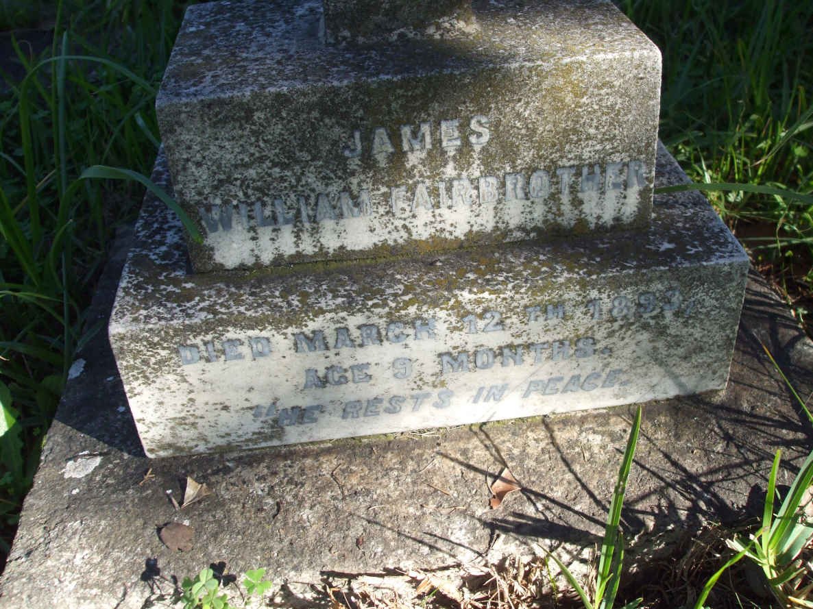 CAIRBROTHER James William -1893 