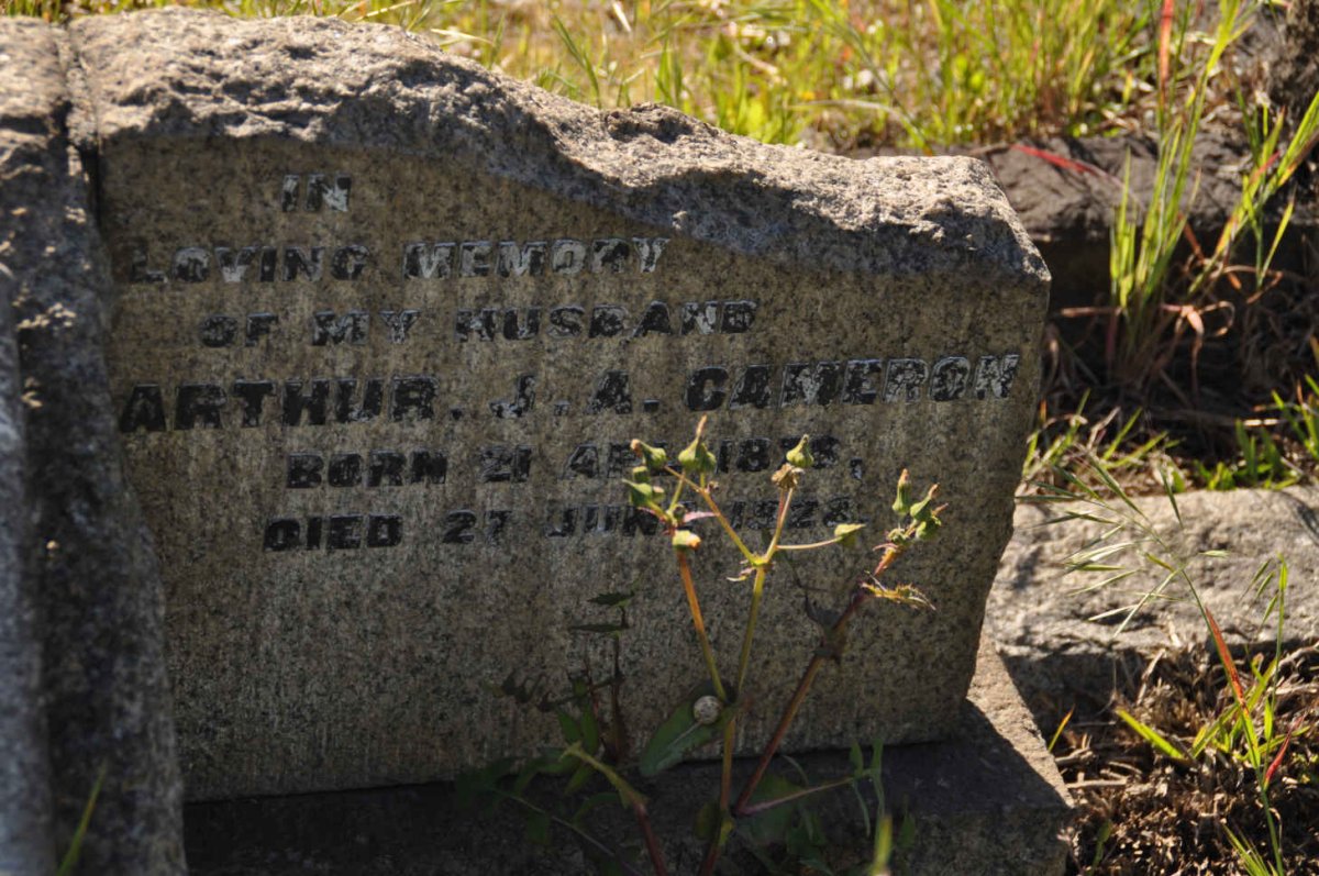 CAMERON Arthur J.A. 1878-1928