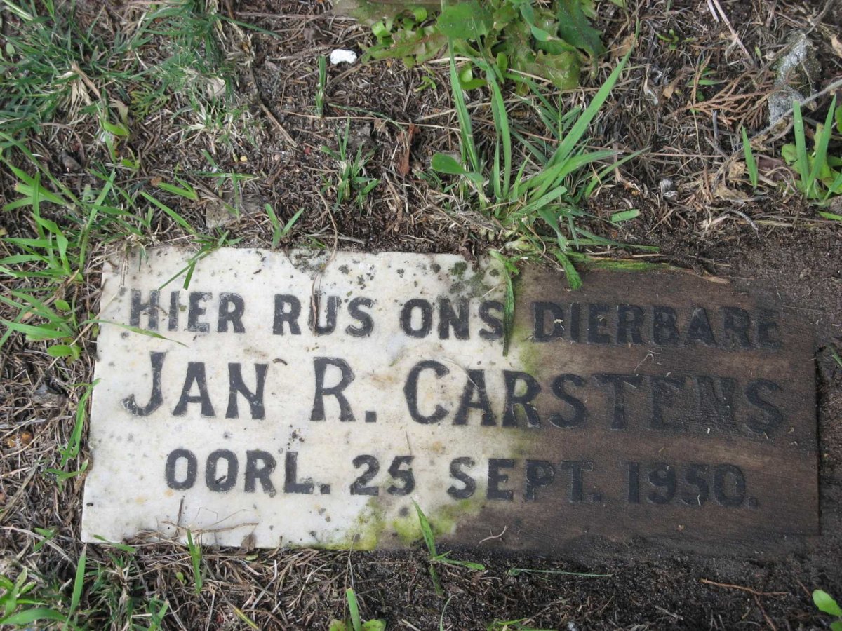 CARSTENS Jan R. -1950