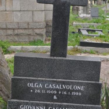 CASALVOLONE Giovanni 1901-1973 &amp; Olga 1909-1998