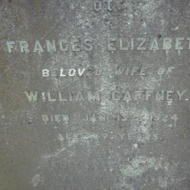 CAFFNEY Francis Elizabeth -1924