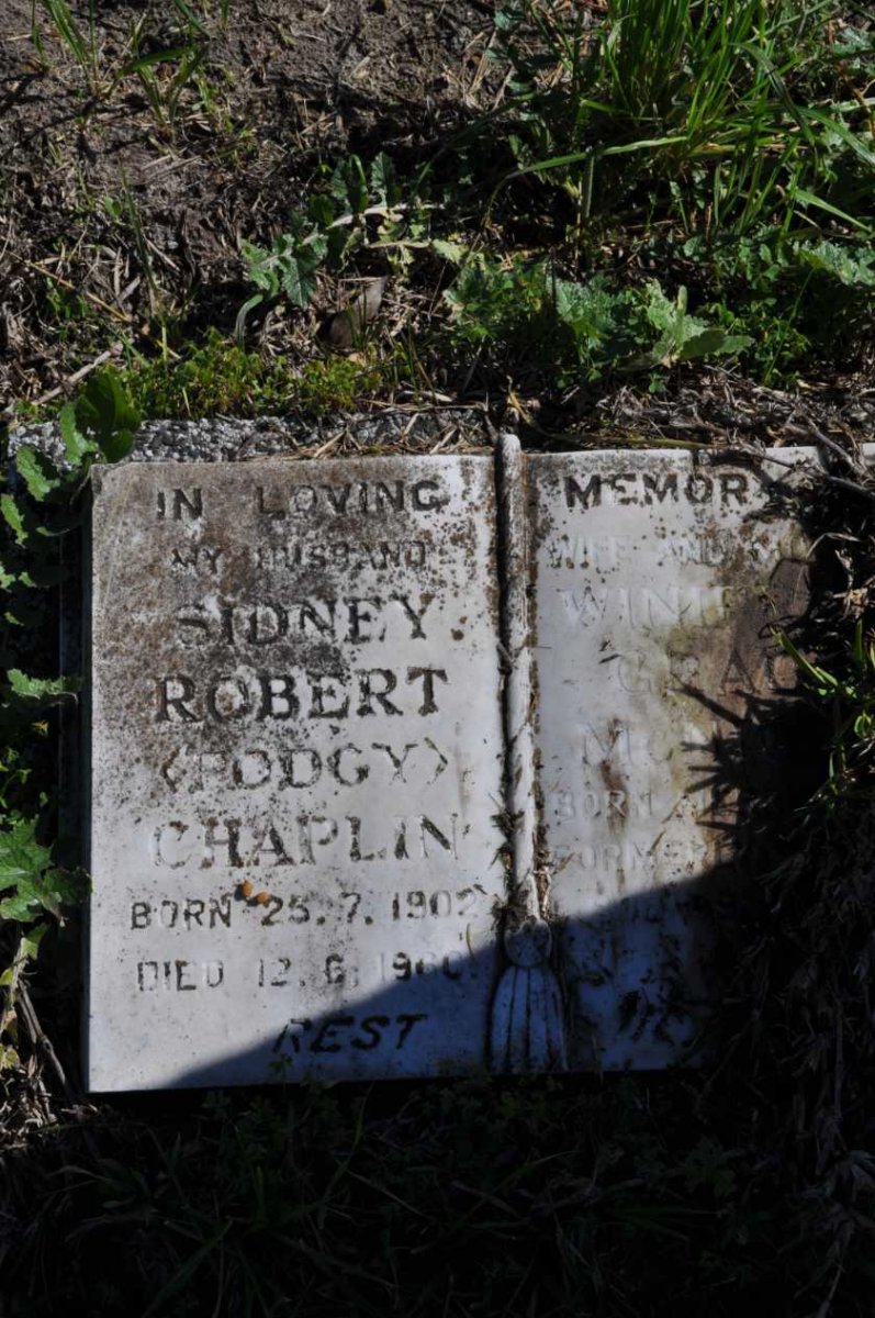 CHAPLIN Sidney Robert 1902-1960 &amp; Winnie Grace Mc?