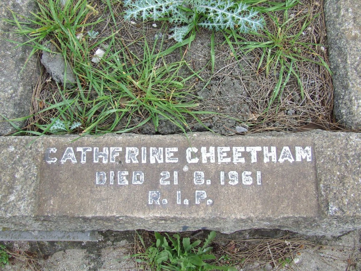 CHEETHAM Catherine -1961