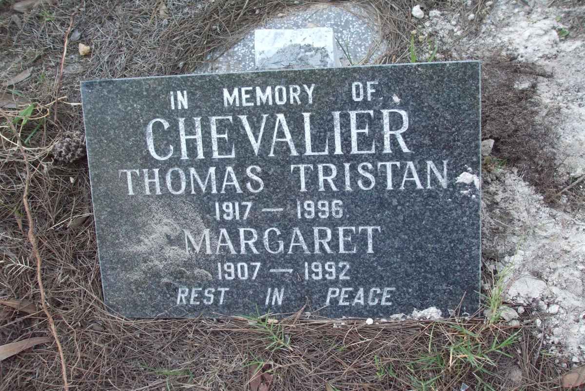 CHEVALIER Thomas Tristan 1917-1996 &amp; Margaret 1907-1992