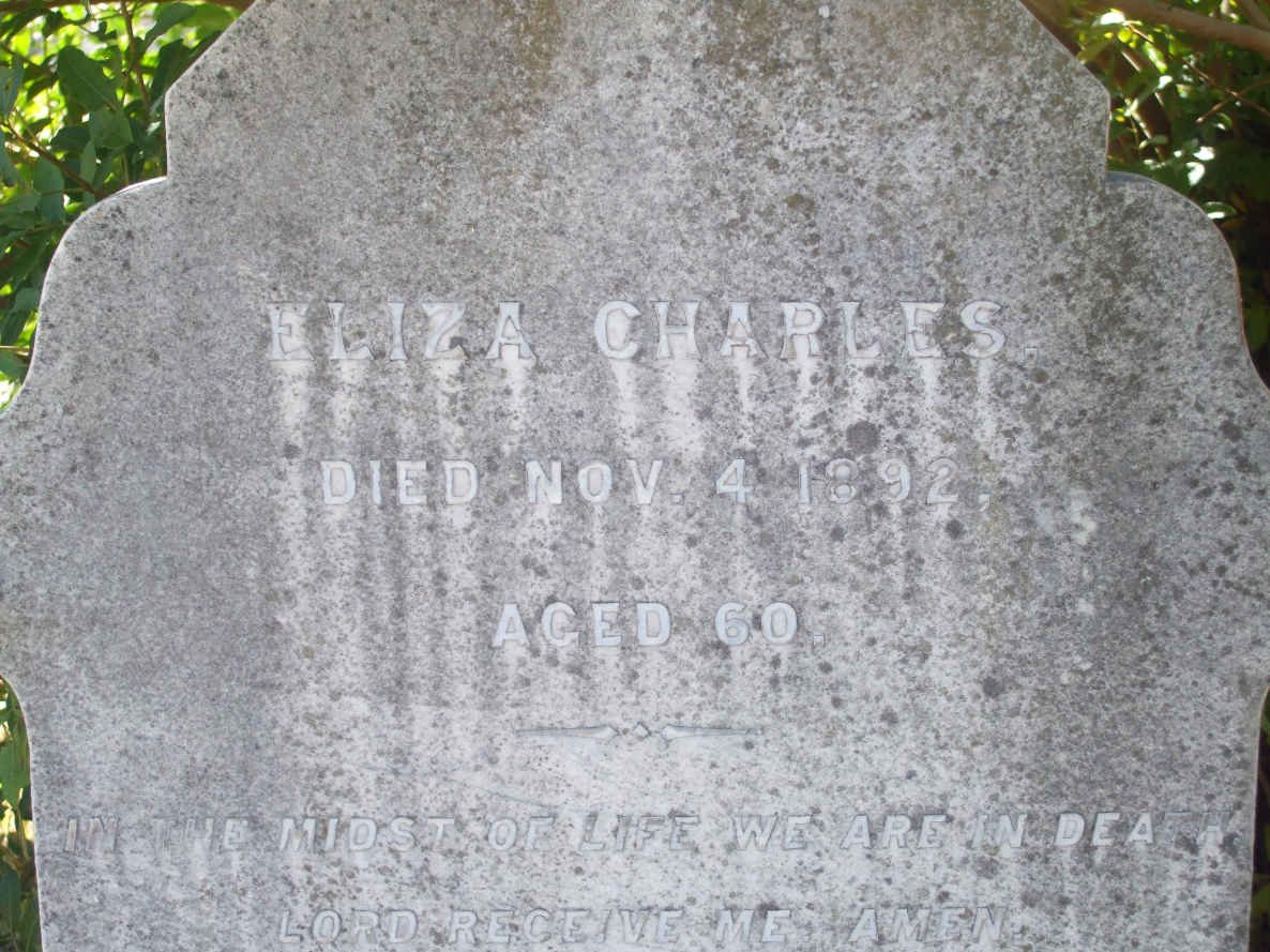 CHARLES Eliza -1892