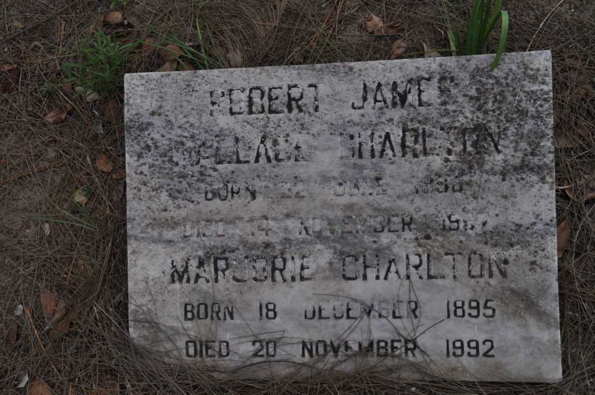 CHARLTON Herbert James Wallace 1898-1967 &amp; CHARLTON Marjorie 1895-1992 