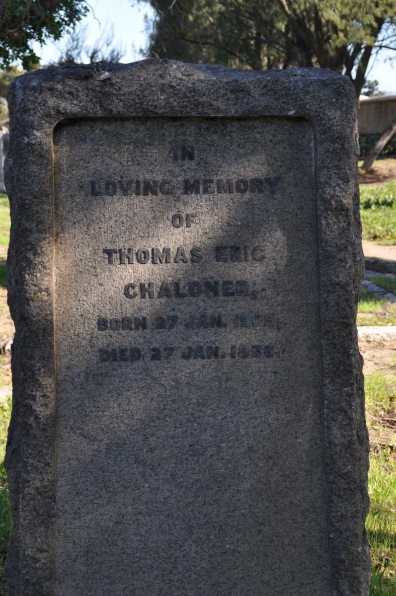 CHALONER Thomas Eric 1909-1936